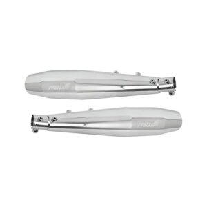 SILVER STALLION DYNO High Performance Exhaust System for Interceptor/GT 650, Silver Glossy finish, Twin, SS304 - LIFE TIME WARRANTY